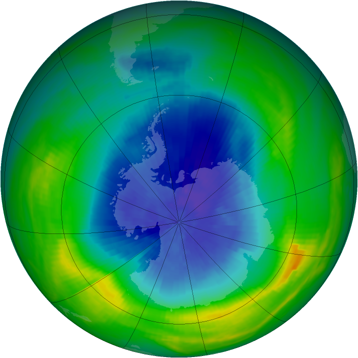 Ozone Map 1984-10-08
